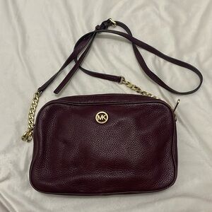 Women’s Michael Kors Maroon Crossbody bag